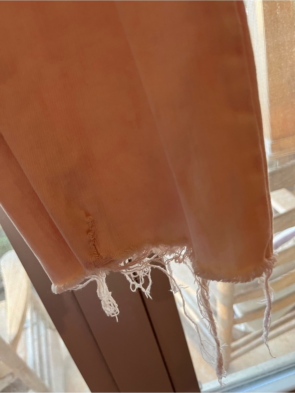 Pink Risen Distressed Denim - Picture 3 of 4